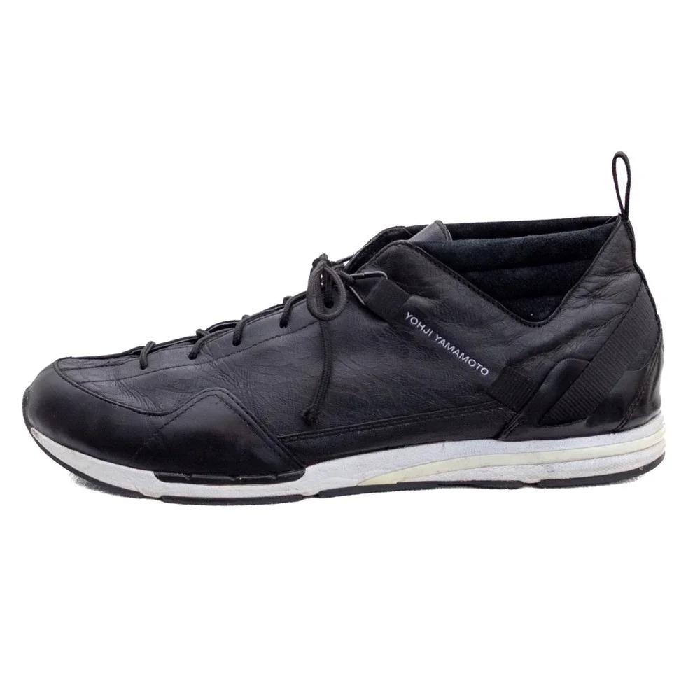Y-3 Yohji Yamamoto x Adidas Men's Black Lark‎ Sneakers Size 10.5 US